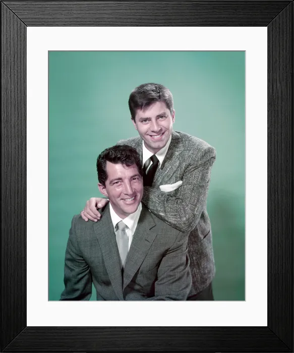 Framed Print : From left: Dean Martin, Jerry Lewis, ca. early 1950s Framed Print : From left: Dean Martin, Jerry Lewis, ca. early 1950s