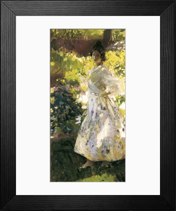Framed Print : SOROLLA, Joaqun (1863-1923). Maria dressed as Valencian farmer. 1906. Oil on canvas. SPAIN. Madrid. Sorolla Museum. AISA / Everett Collection**US SALES ONLY**