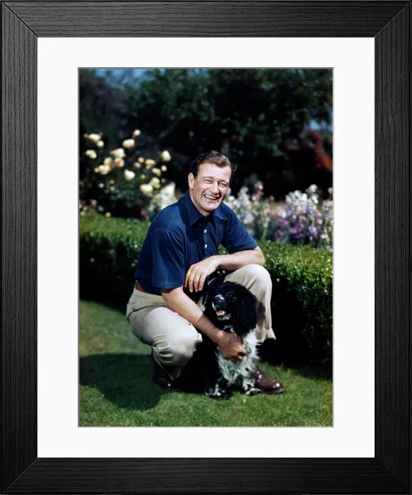 Framed Print : John Wayne, 1950s