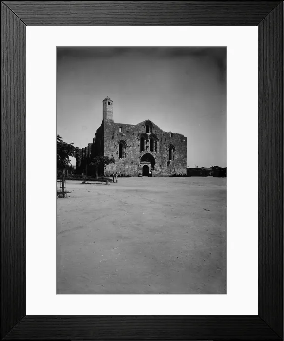Framed Print : Tartous, the Crusader cathedral, exterior, Syria, circa 1936