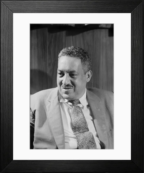 Framed Print : Thurgood Marshall (1908-1993), attorney for the NAACP, first African American to serve on the Supreme Court, photograph by Thomas J. O'Halloran, September 17, 1957 Framed Print : Thurgood Marshall (1908-1993), attorney for the NAACP, first African American to serve on the Supreme Court, photograph by Thomas J. O'Halloran, September 17, 1957