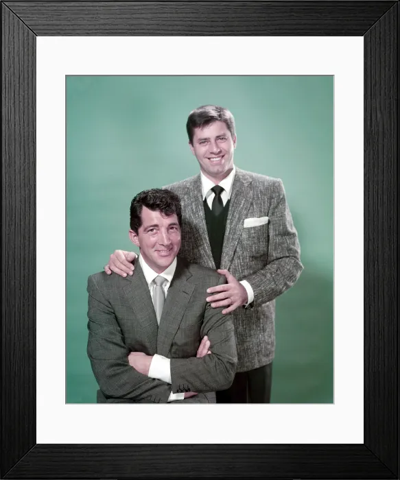 Framed Print : From left: Dean Martin, Jerry Lewis, ca. early 1950s Framed Print : From left: Dean Martin, Jerry Lewis, ca. early 1950s
