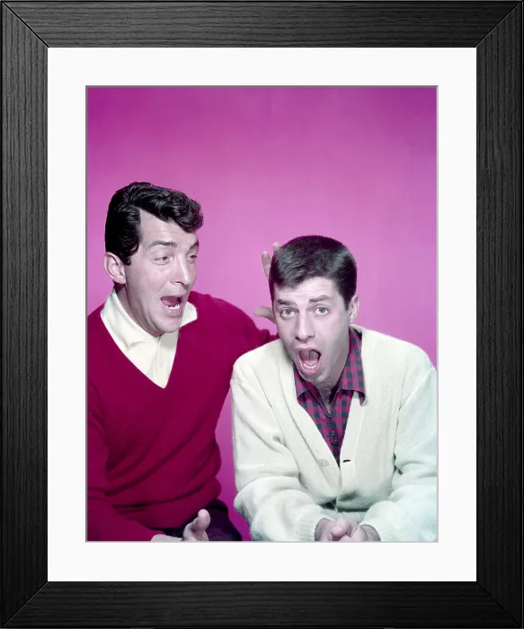 Framed Print : From left: Dean Martin, Jerry Lewis, ca. early 1950s