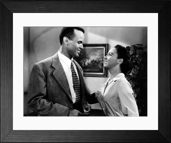 Framed Print : BRIGHT ROAD, from left, Harry Belafonte, Dorothy Dandridge, 1953