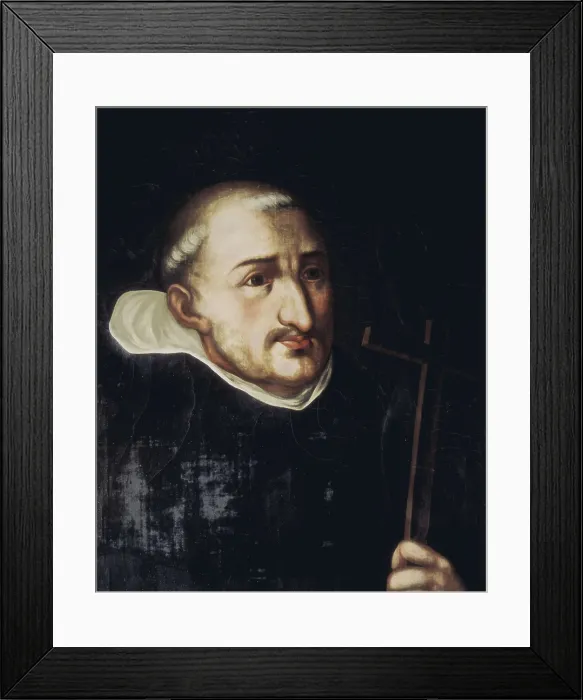 Framed Print : LUIS DE GRANADA, Luis de Sarri, called Fray (1504-1588). Clergyman. Oil on canvas. SPAIN. Madrid. Spanish Royal Academy. AISA / Everett Collection**US SALES ONLY**