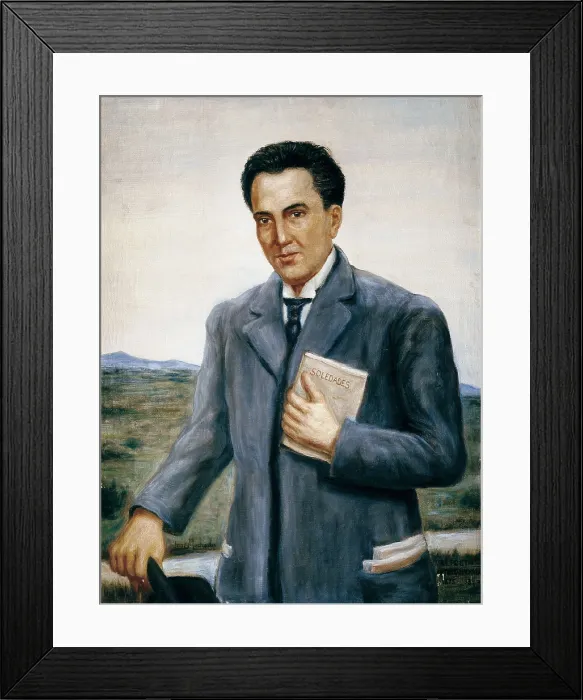Framed Print : MACHADO, Jos. Antonio Machado. 20th c. Oil on canvas. SPAIN. Madrid. Reina Sofia Art Centre National Museum. AISA / Everett Collection**US SALES ONLY**