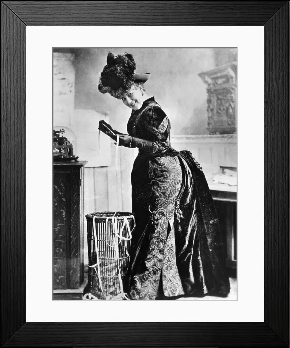 Framed Print : Early model of a stock ticker, circa 1867. CSU Archives Courtesy Everett Collection