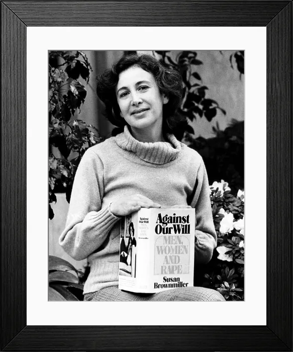 Framed Print : Feminist author Susan Brownmiller, 1975. Courtesy: CSU Archives / Everett Collection Framed Print : Feminist author Susan Brownmiller, 1975. Courtesy: CSU Archives / Everett Collection