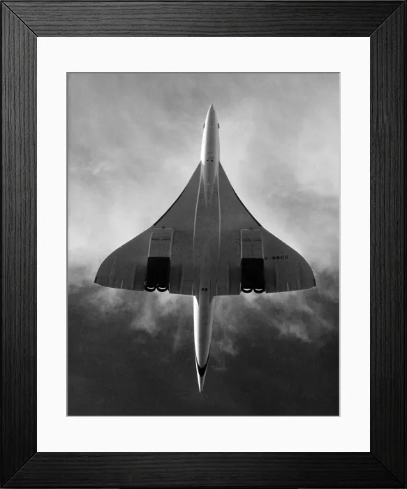 Framed Print : Concorde during a test flight over southern England. It was the sixth Concorde to fly. Ca. May 1975 (CSU_ALPHA_1055) CSU Archives / Everett Collection