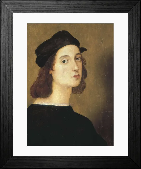 Framed Print : Raphael (1483-1520). Self-portrait (Autoritratto). 1506. Renaissance art. Cinquecento. Oil on canvas. ITALY. Florence. Galleria degli Uffizi (Uffizi Gallery) Framed Print : Raphael (1483-1520). Self-portrait (Autoritratto). 1506. Renaissance art. Cinquecento. Oil on canvas. ITALY. Florence. Galleria degli Uffizi (Uffizi Gallery)