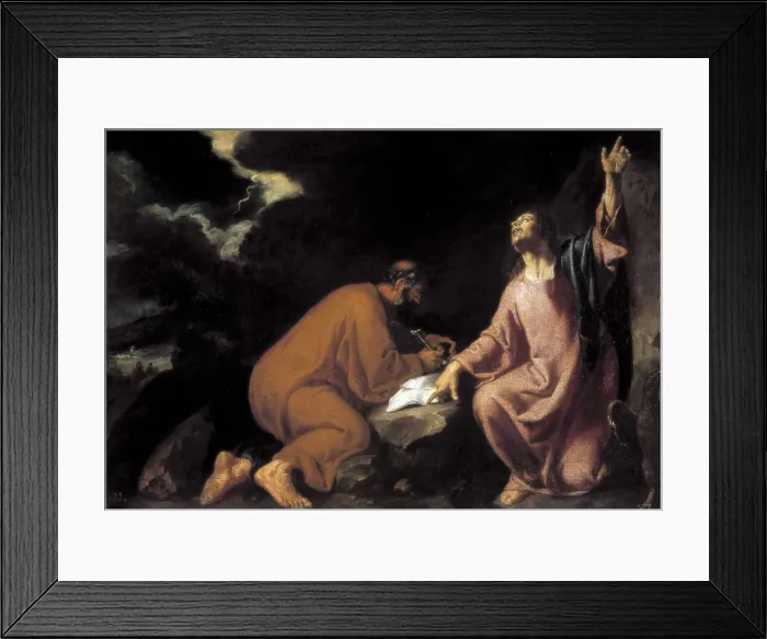 Framed Print : RIBALTA, Francisco (1565-1628). Saint John and Saint Matthew. 1620s. Baroque art. Oil on canvas. SPAIN. Madrid. Prado Museum. AISA / Everett Collection**US SALES ONLY**