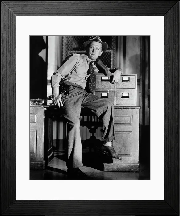 Framed Print : DETECTIVE STORY, Kirk Douglas, 1951