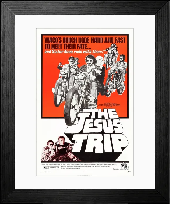 Framed Print : THE JESUS TRIP, US poster art, 1971