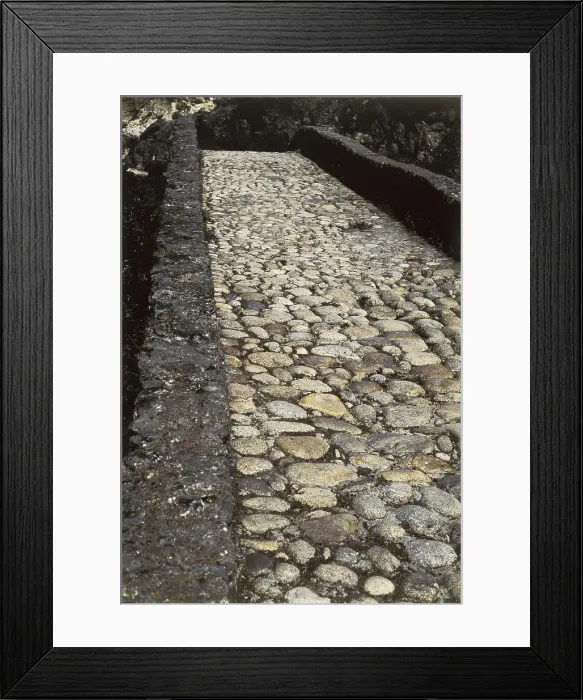 Framed Print : SPAIN. EXTREMADURA. CACERES. Madrigal de la Vera. Roman paved road at Gargante de Alardos bridge. AISA / Everett Collection**US SALES ONLY** Framed Print : SPAIN. EXTREMADURA. CACERES. Madrigal de la Vera. Roman paved road at Gargante de Alardos bridge. AISA / Everett Collection**US SALES ONLY**