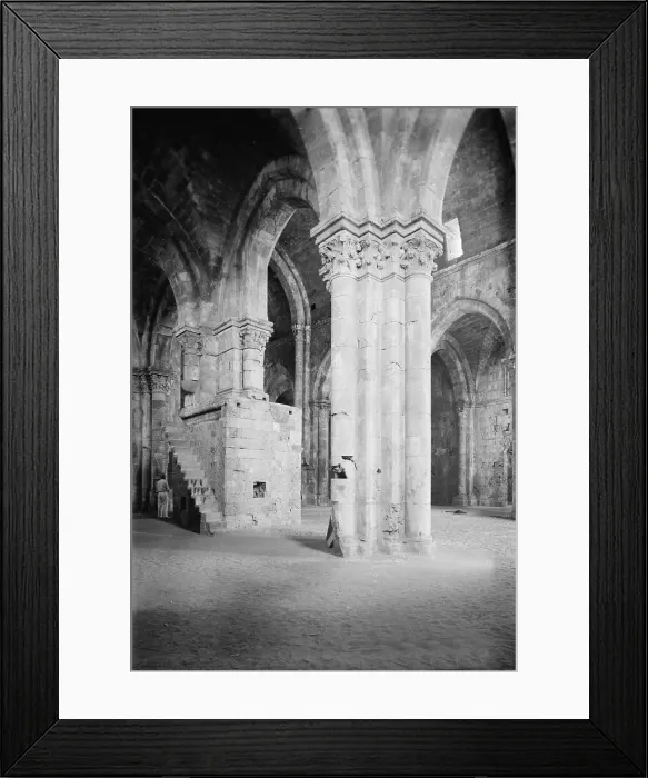 Framed Print : Tartous, the Crusader cathedral, interior, Syria, circa 1936