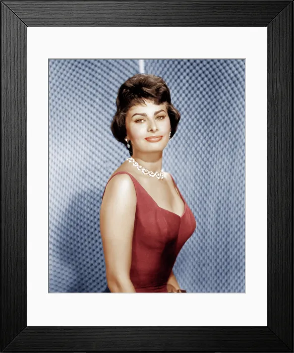 Framed Print : Sophia Loren, ca. 1950s