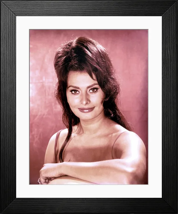 Framed Print : Sophia Loren, ca. late 1950s