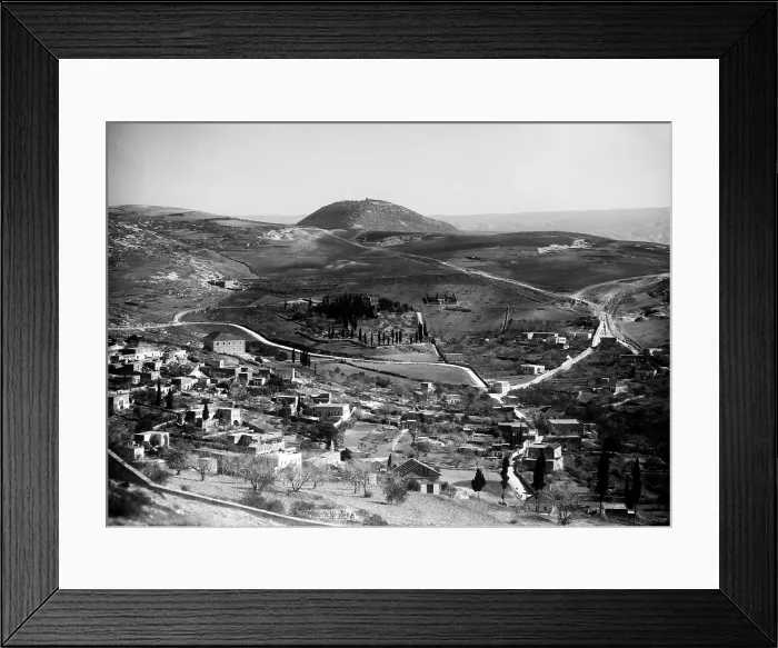 Framed Print : Mount Tabor, Holy Land, photograph made from Nazareth, circa 1900-1920
