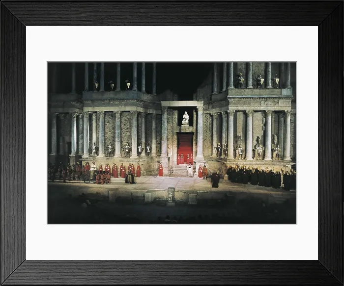 Framed Print : AESCHYLUS (525-455 BC). Theatre performance of Aeschylus 'The Oresteia' at the Roman theatre of Merida. SPAIN. EXTREMADURA. BADAJOZ. Mrida.. Roman Theatre Framed Print : AESCHYLUS (525-455 BC). Theatre performance of Aeschylus 'The Oresteia' at the Roman theatre of Merida. SPAIN. EXTREMADURA. BADAJOZ. Mrida.. Roman Theatre