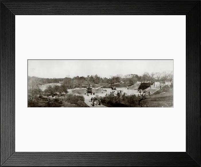 Framed Print : New York City, the Terrace, Central Park, circa 1902 Framed Print : New York City, the Terrace, Central Park, circa 1902