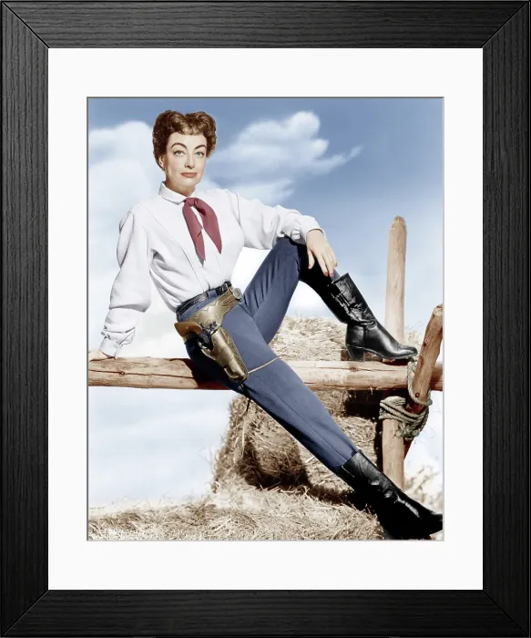 Framed Print : JOHNNY GUITAR, Joan Crawford, 1954 Framed Print : JOHNNY GUITAR, Joan Crawford, 1954