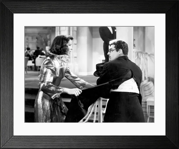 Framed Print : BRINGING UP BABY, Katharine Hepburn, Cary Grant, 1938 Framed Print : BRINGING UP BABY, Katharine Hepburn, Cary Grant, 1938