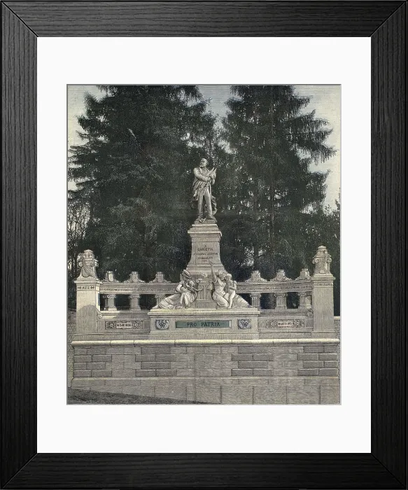 Framed Print : Monument to Lon Gambetta in Ville-D'Avray. Illustration from 'Le Petit Journal'. Engraving. Coleccin Gasca / AISA / Everett Collection (157117)**US SALES ONLY** Framed Print : Monument to Lon Gambetta in Ville-D'Avray. Illustration from 'Le Petit Journal'. Engraving. Coleccin Gasca / AISA / Everett Collection (157117)**US SALES ONLY**