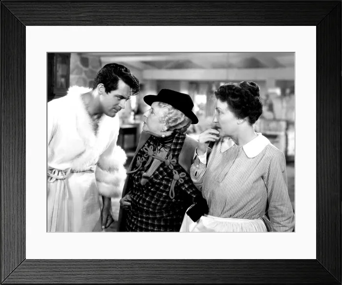 Framed Print : BRINGING UP BABY, Cary Grant, May Robson, Leona Roberts, 1938 Framed Print : BRINGING UP BABY, Cary Grant, May Robson, Leona Roberts, 1938
