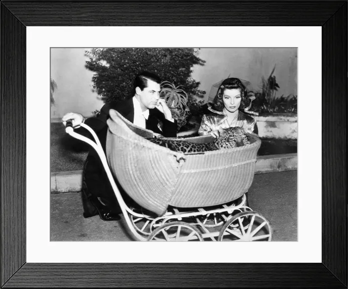 Framed Print : BRINGING UP BABY, Cary Grant, Katharine Hepburn, 1938. TM and Copyright (c) 20th Century Fox Film Corp. All rights reserved. Courtesy: Everett Collection