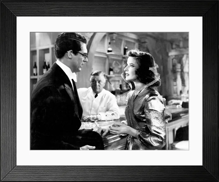 Framed Print : BRINGING UP BABY, Cary Grant, Katharine Hepburn, 1938. TM and Copyright (c) 20th Century Fox Film Corp. All rights reserved. Courtesy: Everett Collection