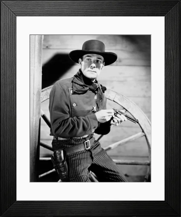 Framed Print : ABILENE TOWN, Randolph Scott, 1946 Framed Print : ABILENE TOWN, Randolph Scott, 1946