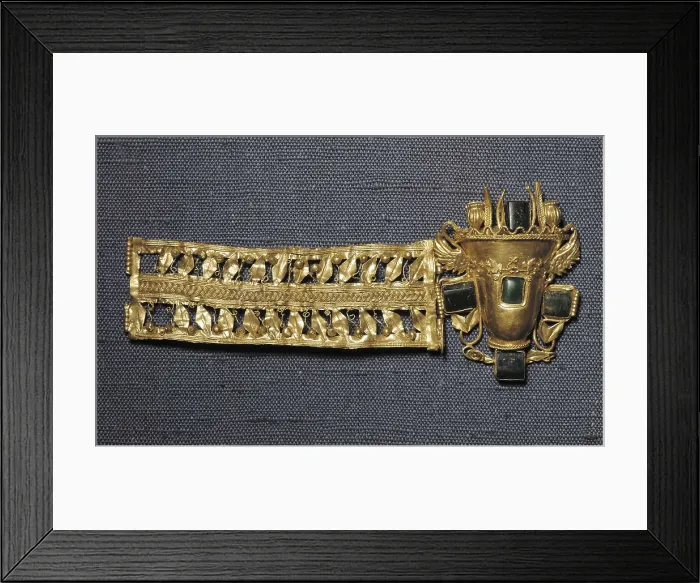 Framed Print : Bracelet. 1st c. Roman art. Early Empire. Jewelry. UNITED KINGDOM. London. The British Museum. AISA / Everett Collection**US SALES ONLY**