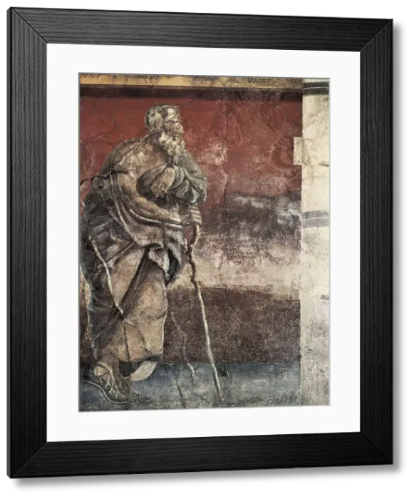 Framed Print : The Philosopher. 1st c. Roman art. Early Empire. Fresco. ITALY. Naples. National Museum of Archaeology. Proc: ITALY. Herculaneum. AISA / Everett Collection**US SALES ONLY** Framed Print : The Philosopher. 1st c. Roman art. Early Empire. Fresco. ITALY. Naples. National Museum of Archaeology. Proc: ITALY. Herculaneum. AISA / Everett Collection**US SALES ONLY**