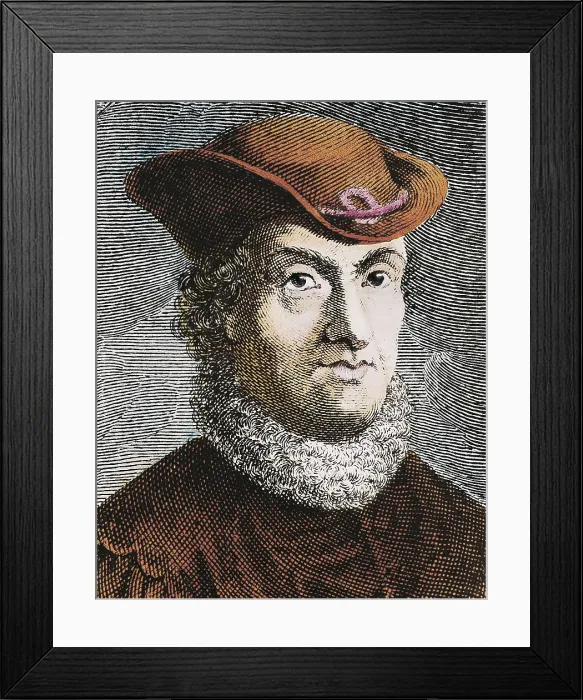 Framed Print : SPINOZA, Benedict de (1632-1677). Portrait of Baruch Spinoza. Engraving. ITALY. Milan