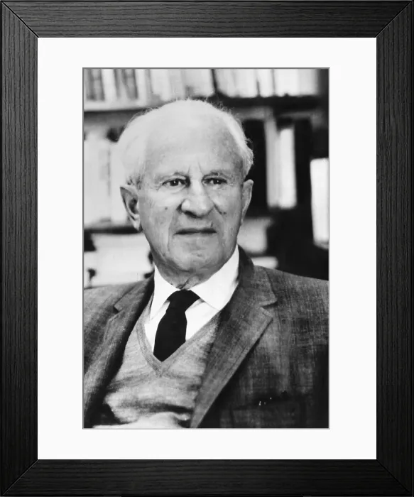 Framed Print : Herbert Marcuse, German-American philosopher left Germany after the Nazi victory in 1933. July 1968