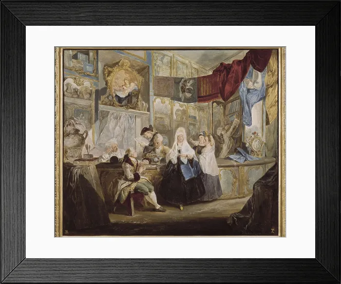 Framed Print : PARET y ALCAZAR, Luis (1746-1798). The Shop. 1772. Oil on wood. SPAIN. Madrid. Lzaro Galdiano Foundation. AISA / Everett Collection**US SALES ONLY** Framed Print : PARET y ALCAZAR, Luis (1746-1798). The Shop. 1772. Oil on wood. SPAIN. Madrid. Lzaro Galdiano Foundation. AISA / Everett Collection**US SALES ONLY**