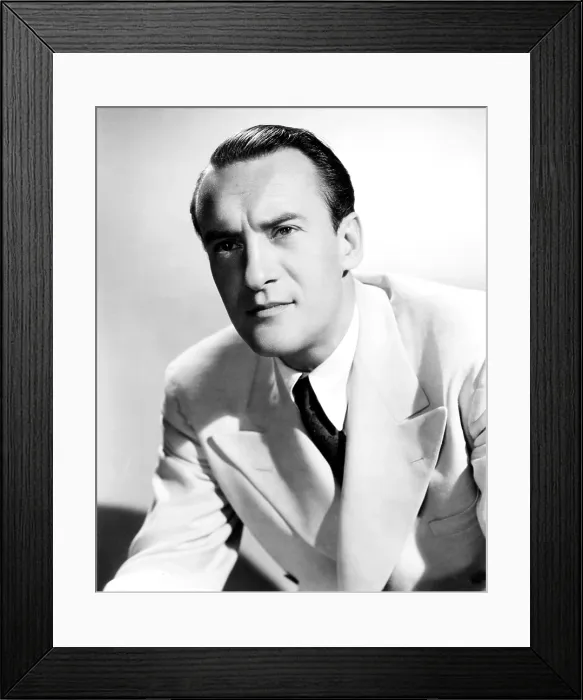 Framed Print : ACTION IN ARABIA, George Sanders, 1944