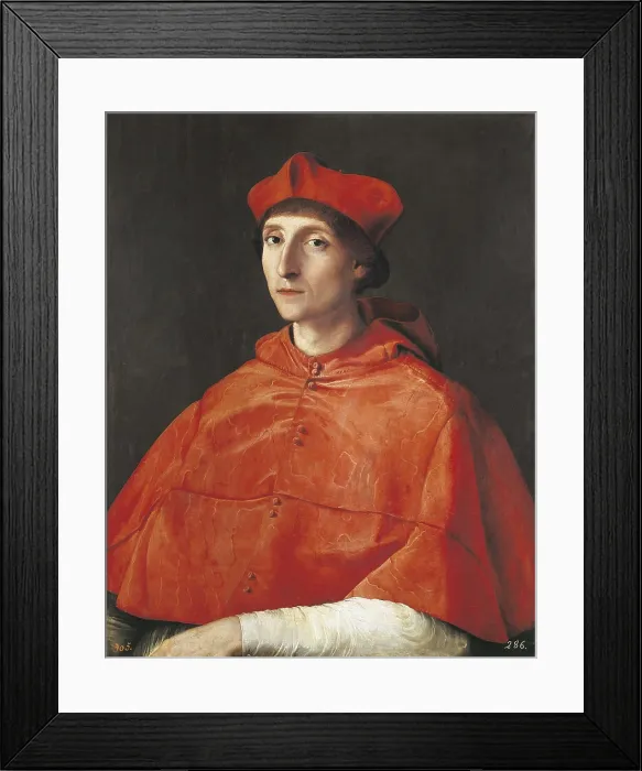 Framed Print : Raphael (1483-1520). Portrait of a Cardinal. 1512. Cardinal Alidosi. Renaissance art. Cinquecento. Oil on canvas. SPAIN. Madrid. Prado Museum Framed Print : Raphael (1483-1520). Portrait of a Cardinal. 1512. Cardinal Alidosi. Renaissance art. Cinquecento. Oil on canvas. SPAIN. Madrid. Prado Museum