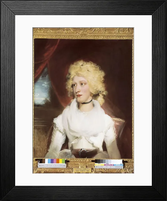Framed Print : LAWRENCE, Sir Thomas (1769-1830). Miss Martge Carr. ca. 1791. Oil on canvas. SPAIN. Madrid. Prado Museum. AISA / Everett Collection**US SALES ONLY**