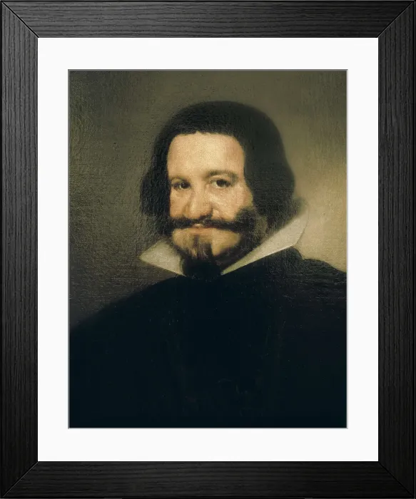 Framed Print : VELAZQUEZ, Diego Rodrguez de Silva (1599-1660). Portrait of Count-Duke Olivares. 1638. Baroque art. Oil on canvas. RUSSIA. Saint Petersburg. State Hermitage Museum Framed Print : VELAZQUEZ, Diego Rodrguez de Silva (1599-1660). Portrait of Count-Duke Olivares. 1638. Baroque art. Oil on canvas. RUSSIA. Saint Petersburg. State Hermitage Museum