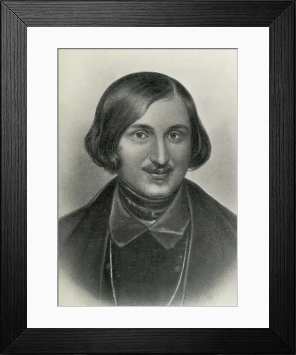 Framed Print : GOGOL, Nikolai Vasilievich (1809-1852). Engraving. AISA / Everett Collection**US SALES ONLY** Framed Print : GOGOL, Nikolai Vasilievich (1809-1852). Engraving. AISA / Everett Collection**US SALES ONLY**