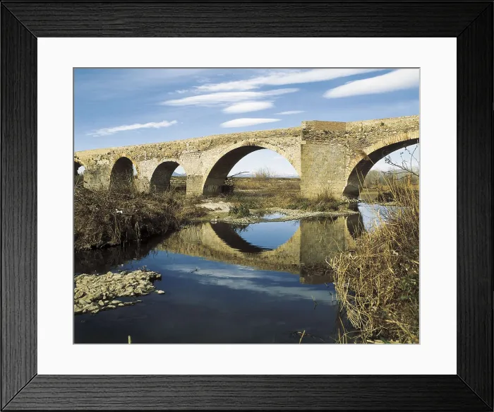 Framed Print : SPAIN. Castell d'Empries. Old Bridge. Romanesque art. Architecture. AISA / Everett Collection**US SALES ONLY** Framed Print : SPAIN. Castell d'Empries. Old Bridge. Romanesque art. Architecture. AISA / Everett Collection**US SALES ONLY**