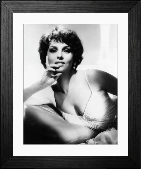 Framed Print : Gina Lollobrigida, ca. early 1960s Framed Print : Gina Lollobrigida, ca. early 1960s