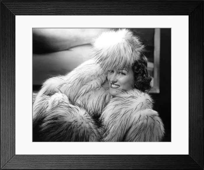 Framed Print : Gloria Swanson, 1941, photo by Ernest A. Bachrach