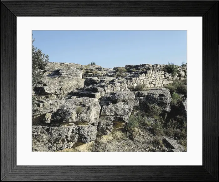 Framed Print : SPAIN. Calaceite. Village of San Antonio. Iron Age. ; Iberian art. Architecture. AISA / Everett Collection**US SALES ONLY**