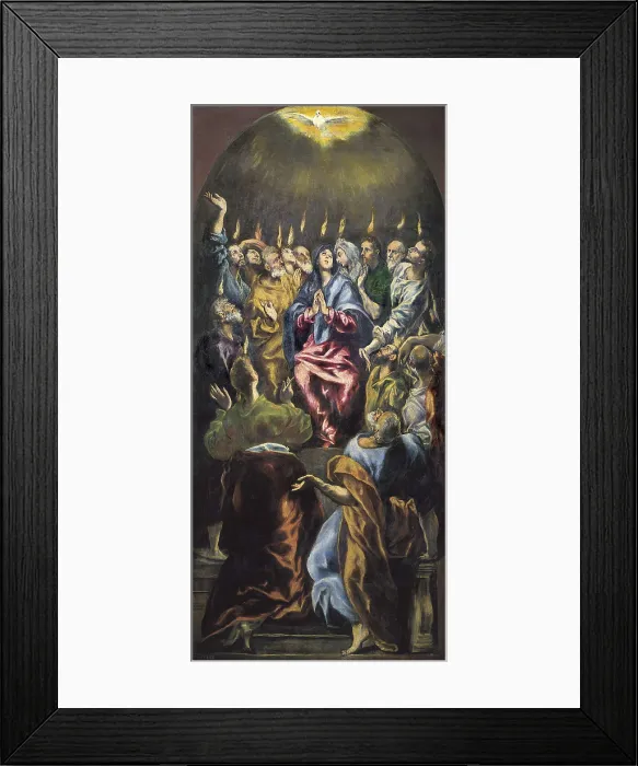 Framed Print : Greco, Domnikos Theotokpoulos, called El (1541-1614). The Pentecost. 1604 - 1614. Mannerism art. Oil on canvas. SPAIN. Madrid. Prado Museum Framed Print : Greco, Domnikos Theotokpoulos, called El (1541-1614). The Pentecost. 1604 - 1614. Mannerism art. Oil on canvas. SPAIN. Madrid. Prado Museum
