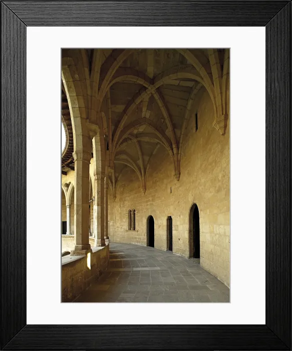 Framed Print : SALVAPere (14th c.). Bellver Castle. SPAIN. Palma de Mallorca. Bellver Castle. Courtyard. Gallery. Gothic art. PHOTOBOX / AISA / Everett Collection (160485)**US SALES ONLY** Framed Print : SALVAPere (14th c.). Bellver Castle. SPAIN. Palma de Mallorca. Bellver Castle. Courtyard. Gallery. Gothic art. PHOTOBOX / AISA / Everett Collection (160485)**US SALES ONLY**