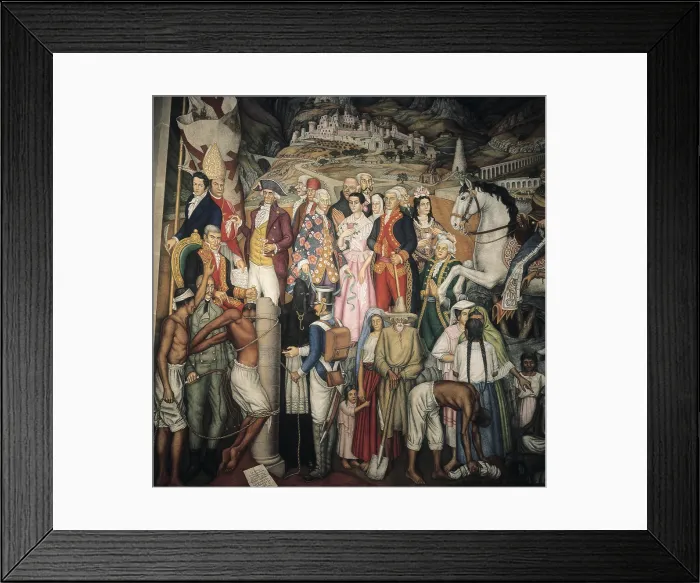Framed Print : Altarpiece of the Independence. 1960 - 1961. MEXICO. Mexico City. National Museum of History (Chapultepec Castle). AISA / Everett Collection - Image has fine art copyright