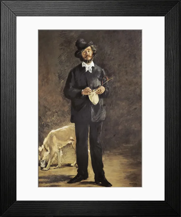 Framed Print : MANET, douard (1832-1883). Portrait of Gilbert-Marcellin Desboutin (The Artist). 1875. Impressionism. Oil on canvas. BRAZIL. Sao Paulo. Sao Paulo Museum of Art Framed Print : MANET, douard (1832-1883). Portrait of Gilbert-Marcellin Desboutin (The Artist). 1875. Impressionism. Oil on canvas. BRAZIL. Sao Paulo. Sao Paulo Museum of Art