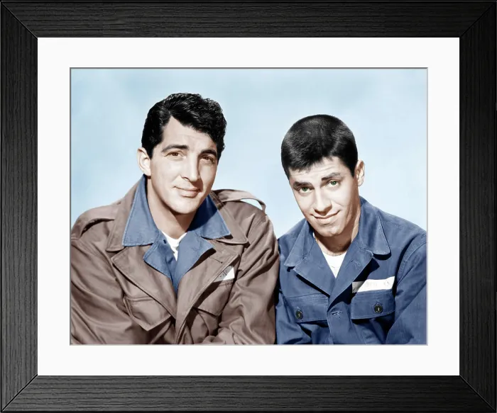 Framed Print : JUMPING JACKS, from left: Dean Martin, Jerry Lewis, 1952